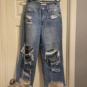 Flying Monkey Boyfriend Ripped Jeans Size 29